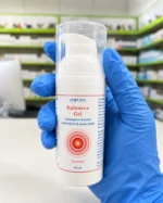 alt= Cele 4 active Kalmirex: ibuprofen, salicilat de metil, lidocaină și levomentol Legendă: Patru substanțe active: antiinflamator, încălzire, anestezic și răcorire