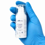 alt= Textura cremei anticearcăne Apothek pentru conturul ochilor