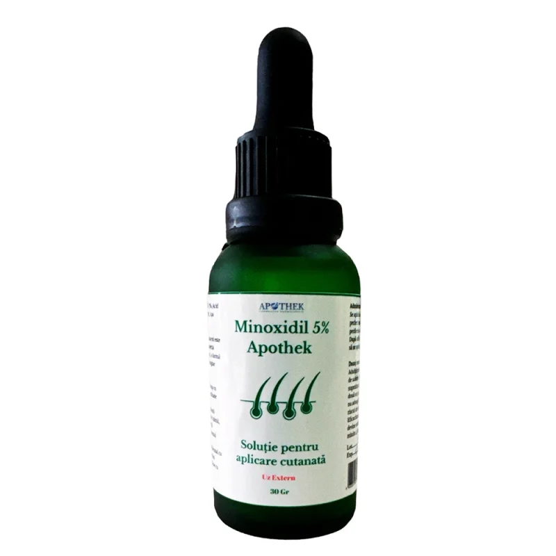 minoxidil 5% funcționează atunci când este folosit corect și consecvent