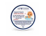 alt= Unguent iritație scutec Apothek cu oxid de zinc și gălbenele, pentru bebeluși