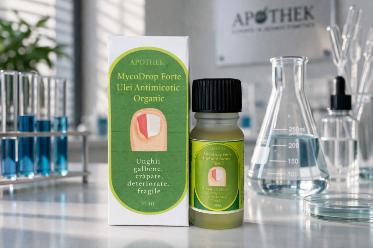 Tratament ciuperca unghiei MycoDrop Forte – ulei pentru unghii îngroșate și îngălbenite