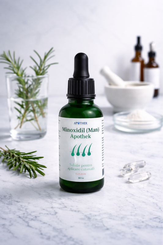 Cel mai bun Minoxidil 5% – Diferențe reale, eficiență și cum alegi corect 3 minoxidil 5% apothek solutie regenerare par densitate capilara