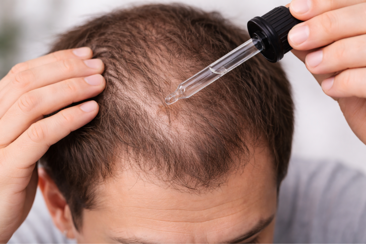 Cum se aplică Minoxidil 5% corect – dozaj, frecvență, pași de aplicare și rezultate reale 1 alt= cum se aplică minoxidil corect pe scalp cu pipetă