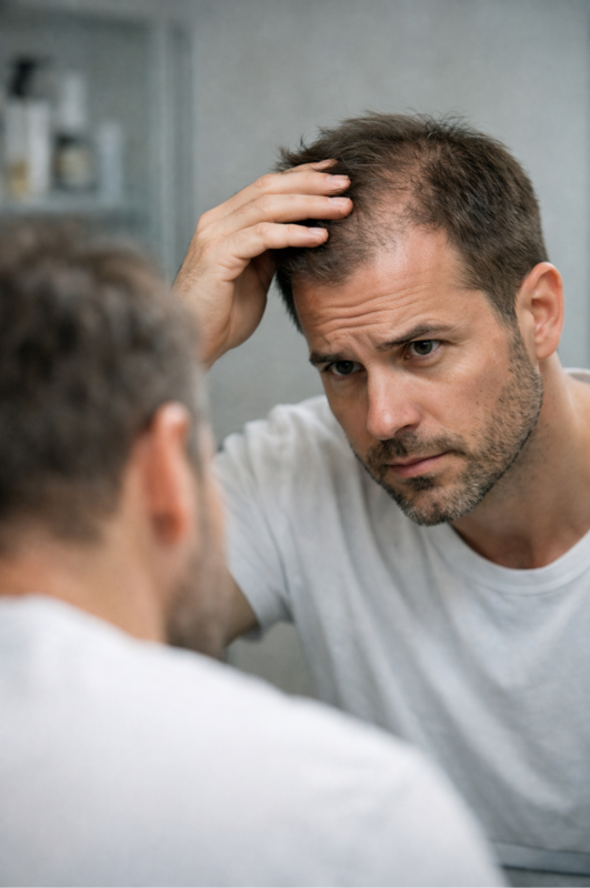 alt= efecte adverse minoxidil scalp iritatie uscaciune cadere par