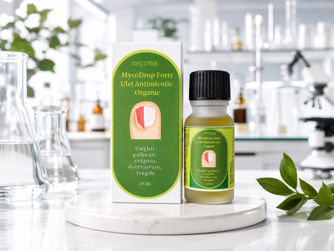 Cel mai bun ulei pentru ciuperca unghiei — ingrediente antifungice active și formula MycoDrop Forte