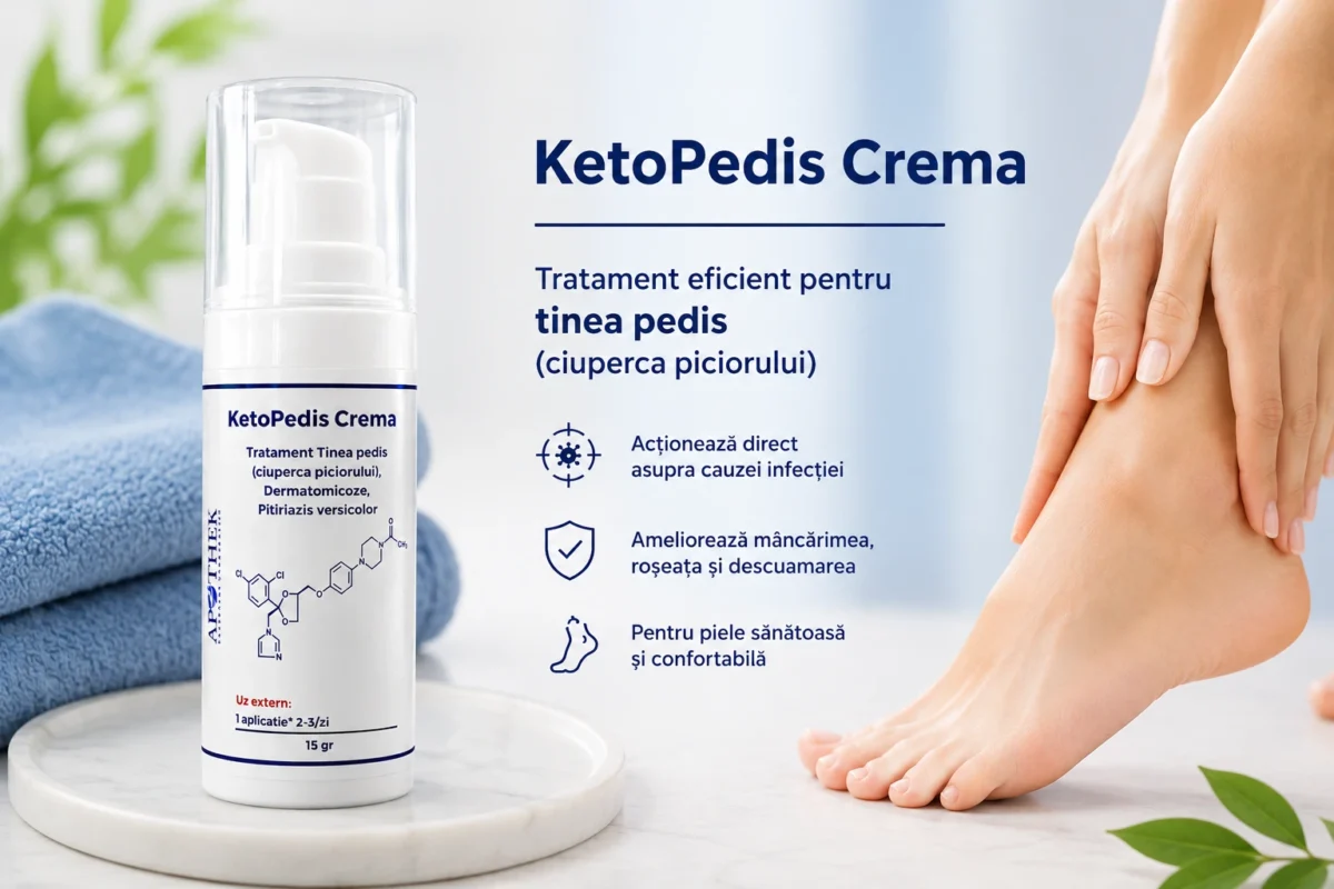 Cel Mai Bun Tratament pentru Ciuperca Piciorului și a Unghiei: Cremă, Ulei sau Soluție? 3 KetoPedis Cremă antimicotică pentru pielea tălpii și spațiile dintre degete